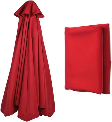 Miniatura 11 de KADEUX Toldo protector UV, toldo de repuesto de tela para parasol, toldo de repuesto para sombrilla colgante de patio, 6 varillas / 8 varillas, 9