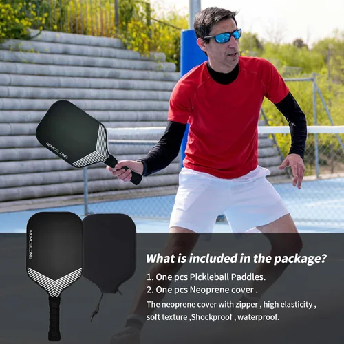 Miniatura 5 de Pickleball Paddles Pickleball Rackets T700 Carbon Fiber Frosted Textured Surface 16mm Core for Beginners to Advanced Players Portable Bag USAPA