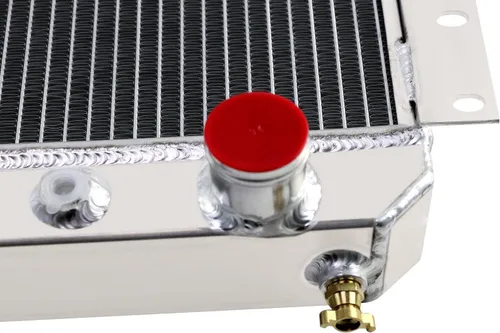 Miniatura 7 de Relé de ventilador de aluminio de 3 hileras para Toyota Land Cruiser FJ40 FJ45 Gasolina 1958-1984