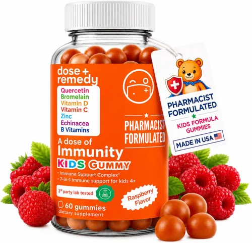Miniatura 7 de Una dosis de quercetina de inmunidad con vitamina C y zinc, vitamina D, 500 mg de quercetina bromelina con equinácea y vitaminas B, suplemento