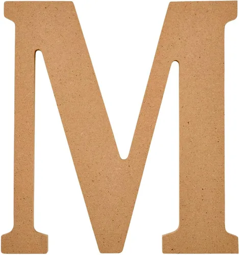 Miniatura 57 de Plaid Letra de madera sin terminar, superficie de madera de 5" perfecta para proyectos de bricolaje, artes y manualidades, 63572