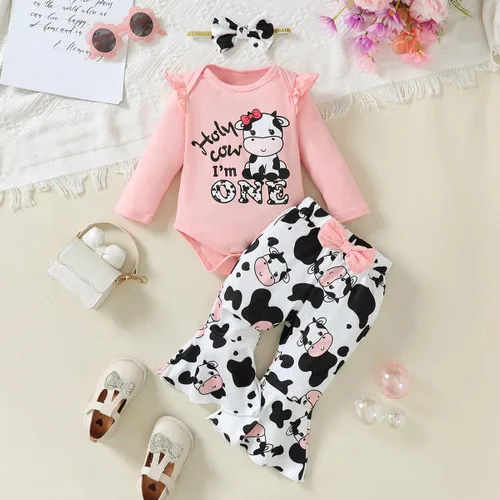 Miniatura 51 de Traje de primer cumpleaños para niña - Holy Cow I'm One