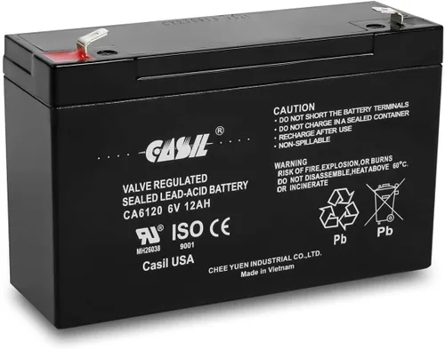Miniatura 11 de Casil CA-1240 12V 4AH Batería de plomo sellada recargable (CA1240)