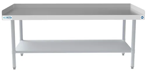Miniatura 2 de KoolMore - Soporte de equipo comercial de acero inoxidable de calibre 16 - Soporte de plancha resistente de 30 x 60 con estante inferior (EQT-163060)