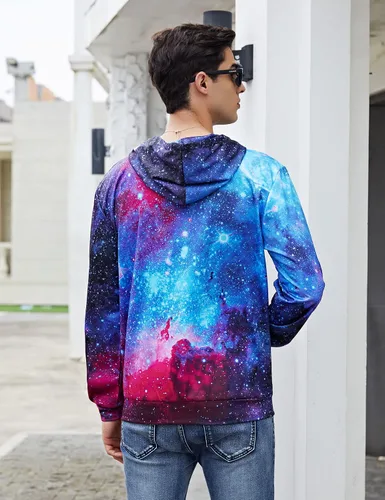 Miniatura 4 de Goodstoworld - Sudadera con capucha unisex con estampado gráfico 3D y bolsillos, tallas S a 3XL