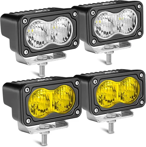 Miniatura 9 de Cápsulas LED ámbar, parte AKD de 3 pulgadas, luz LED de conducción de 40 W, luz LED todoterreno, luz de trabajo LED amarilla, luces antiniebla