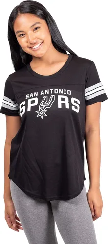 Miniatura 9 de Ultra Game - Camiseta de malla súper suave oficial de la NBA para mujer Negro