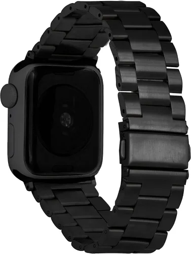 Bandini Correa de acero inoxidable para Apple Watch de 1.575 pulgadas, 1.614 pulgadas, 1.496 pulgadas, para mujeres y hombres, correa de repuesto