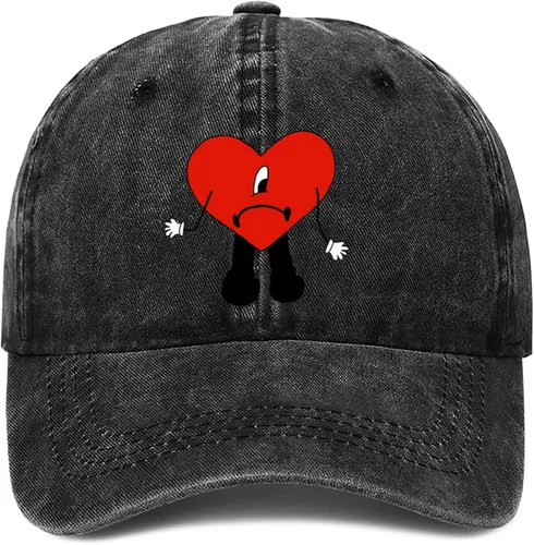 EKOFECK Gorra de béisbol Bad Cute Bunny para hombres y mujeres, ajustable, estilo hip hop, para deportes al aire libre, gorra de vaquero unisex