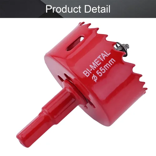Miniatura 4 de Utoolmart Broca bimetálica de sierra de agujero de 2.165 in/2.16 pulgadas, profundidad de corte de 0.984 in/1 pulgada de profundidad de corte, hoja
