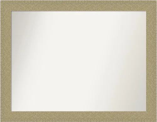 Miniatura 85 de Amanti Art Espejo de pared personalizado no biselado (24.25 x 24.25 pulgadas), marco dorado de mosaico, varios tamaños personalizados, espejo