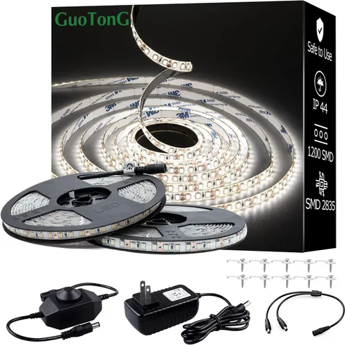 Miniatura 14 de Unidades de tiras de luz LED a prueba de agua, SMD 2835 LEDs 12V, Tiras de luz de cinta LED de 12V