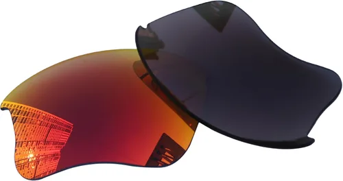 Miniatura 4 de Acefrog 4 pares de lentes de repuesto polarizadas para Oakley Flak Jacket XLJ OO9009, ajuste perfecto, inastillable, antiarañazos, paquete económico