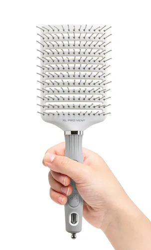Miniatura 3 de Olivia Garden Cepillo de pelo Ceramic + Ion XL Pro Paddle Plateado