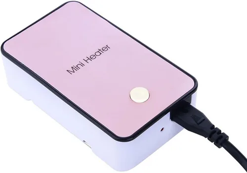 Miniatura 2 de Calentador de ahorro de energía de seguridad Mini sala portátil Oficina Escritorio Calentador de ventilador eléctrico Calentador de aire (rosa)