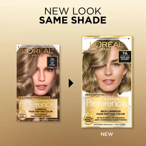 Miniatura 152 de L'Oreal Paris Superior Preference - Tinte permanente luminoso que desafía la decoloración, tinte para el cabello hasta 9 semanas de resplandor, 09