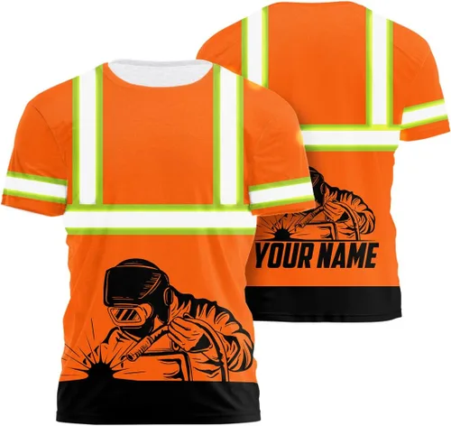 Miniatura 20 de Sudadera con capucha de alta visibilidad para hombre, ropa de trabajo de seguridad Hi Vis con diseño reflectante