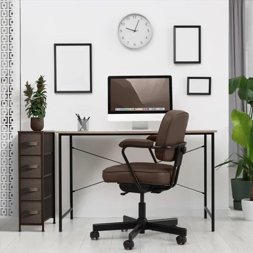 Miniatura 5 de Sorbus Torre estrecha con 4 cajones – Almacenamiento vertical para dormitorio, baño, lavandería, armarios y más, marco de acero, parte superior