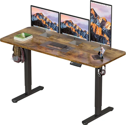Miniatura 23 de BIZUM - Escritorio de pie eléctrico de 40x24 pulgadas con ajuste de altura y configuraciones de memoria, escritorio ergonómico para sentarse o estar