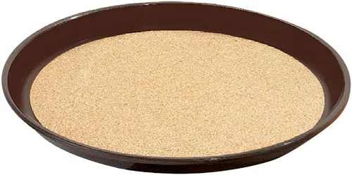Miniatura 4 de G.E.T. NS-1014-BR Bandeja rectangular antideslizante de plástico sin BPA, de 10 x 14 pulgadas, color marrón
