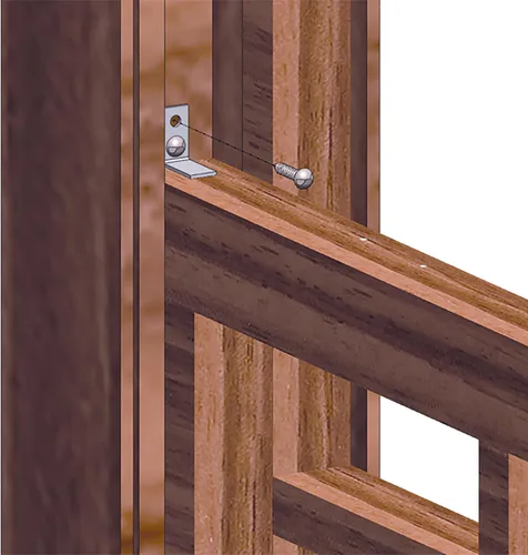 Miniatura 4 de Segal Store 4748 protector de seguridad para ventana para niños, ajustable, fijo, evita caídas accidentales, se incluyen tornillos resistentes a