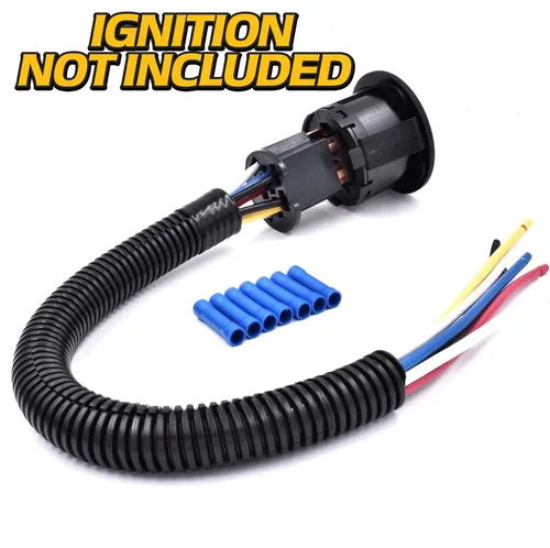 Miniatura 6 de HD Switch Kit de reparación de conectores de terminales de 7 conectores de terminales para interruptor de encendido de arranque, sustituye a John