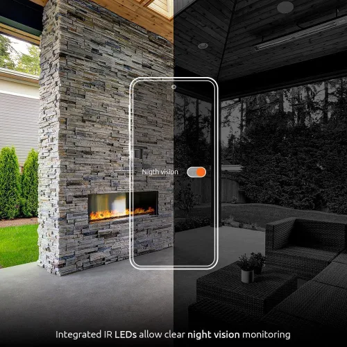 Miniatura 4 de NEXXT Smart Wi-Fi Floodlight Camera - Seguridad al aire libre, 2500 lúmenes, vista 2K 150°, resistente a la intemperie, detección de movimiento