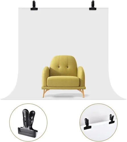 Miniatura 6 de Abrazaderas de resorte para telón de fondo, paquete de 2 clips resistentes de 4 pulgadas Soportes de fondo de fotografía, carpintería, proyectos