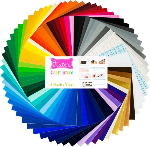 Paquete de muestras de vinilo adhesivo permanente ORACAL 651 de 63 colores para exteriores