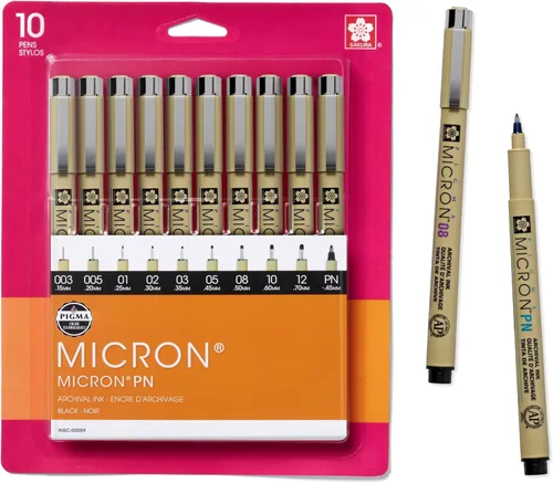 Miniatura 7 de Sakura Pigma, juego de pluma de tinta Micron en blíster