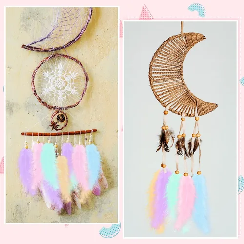 Miniatura 6 de Yingzhao 300 plumas esponjosas de marabú de pavo de 4 a 6 pulgadas para manualidades, atrapasueños con flecos, decoración de boda, atado de moscas