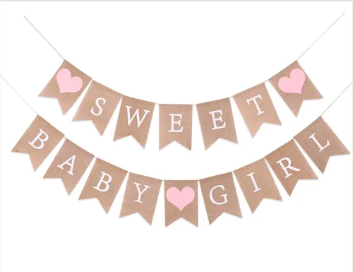 Miniatura 9 de Cartel de arpillera Sweet Baby Boy – Decoraciones rústicas para baby shower, accesorios para fotos (Sweet Baby Boy Blue)