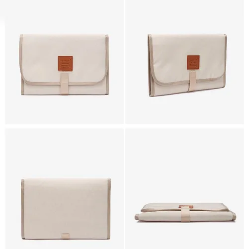 Miniatura 5 de Cambiador de pañales plegable para bebé, impermeable, cambiador de pañales, cambiador de pañales portátil, sábanas de colchón para cambiar pañales
