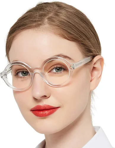 Miniatura 9 de OCCI CHIARI Lentes de lectura con bloqueo de luz azul 3.00 para mujer, lentes de lectura para computadora 3.0 con bisagra de resorte
