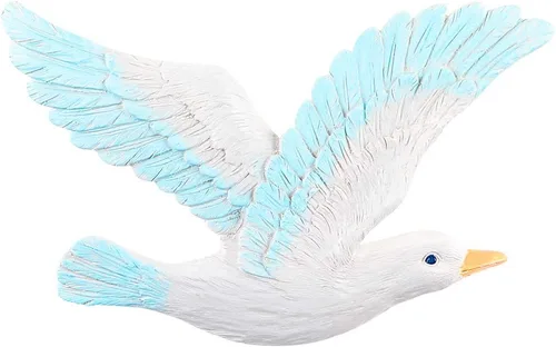 Miniatura 2 de MDLUU 3 piezas de arte de pared de gaviota, decoración náutica para colgar en la pared, placas de pared de gaviota para dormitorio temático