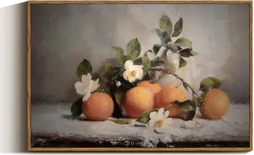 Miniatura 70 de VIYYIEA Arte de Pared en Lienzo Enmarcado Decoración del Hogar, Decoración de Granja Valles Ondulantes bajo Cielos Despejados Pintura de Pared