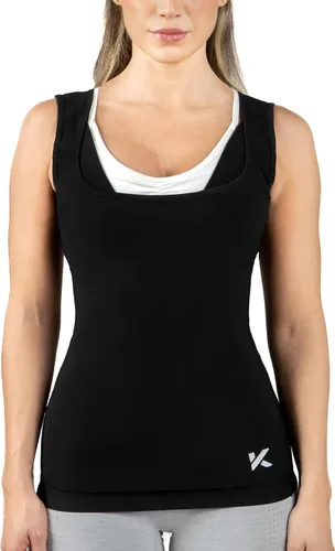 Miniatura 2 de Kewlioo Camiseta sin mangas de sauna premium para mujer, camiseta de sauna adelgazante para mujer, chaleco de sudor para entrenamientos, yoga