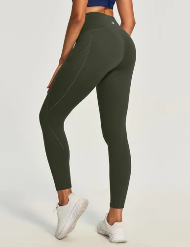 Miniatura 17 de Ewedoos - Leggings con forro de vellón y bolsillos para mujer, leggings térmicos de invierno para mujeres, pantalones de yoga y entrenamiento