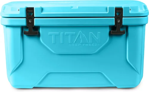 Miniatura 8 de Titan Hard Ice Chest Cooler Roto Cooler con protección Microban y aislamiento de congelación profunda Gris