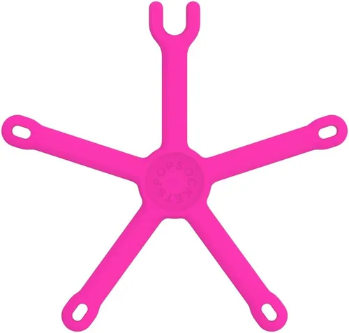 Miniatura 6 de PopSockets: Soporte y soporte flexible para teléfono, soporte de trípode para teléfono, soporte universal para dispositivo - rosa intenso Puesta