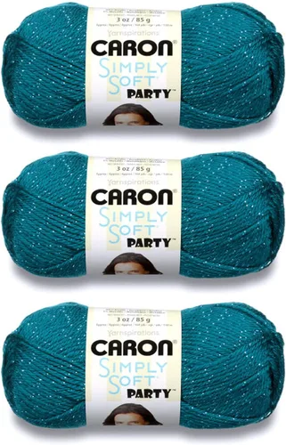 Miniatura 35 de Caron Simply Soft Abyss Speckle Yarn - Paquete de 3 unidades de 141 gramos/5 onzas - Acrílico - 4 medianos (peinado) - 235 yardas - Tejido/ganchillo