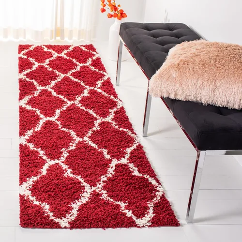 Miniatura 45 de Safavieh - Dallas Shag Collection SGD257A - Alfombra de área con diseño de enrejado de 10 x 14 pies