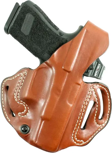 Miniatura 23 de DeSantis Thumb Break Scabbard - OWB Gun Holster for Men and Women, Leather Belt Slide Holster for Pistols, Exact Molding, Secure and Highly