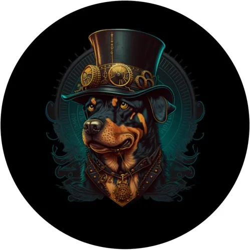 Miniatura 3 de PopGrip intercambiable Steampunk Rottweiler PopSockets