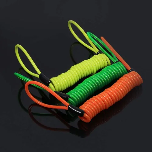 Miniatura 4 de VGEBY1 Cable de bloqueo de disco, cable de recordatorio de motocicleta, cable de bloqueo de disco de 4.9 ft, bloqueo de alarma de seguridad