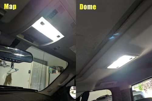 Miniatura 4 de Kit de 9 luces LED blancas para interiores Chevrolet Colorado/GMC Canyon 2004 2005 2006 2007 2008 2009 2010 2011 2012 paquete de iluminación LED +
