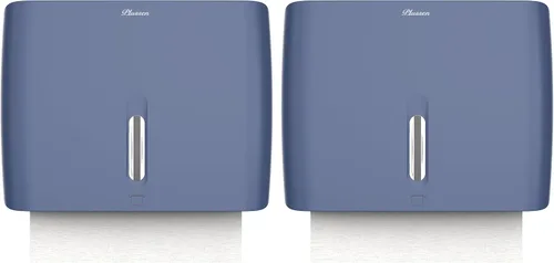 Miniatura 14 de Dispensador de toallas de papel de montaje en pared comercial con cerradura de llave, dispensador compacto de toallas de papel multipliegue