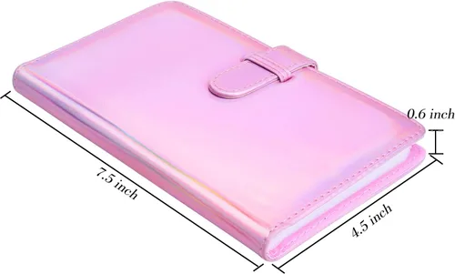 Miniatura 3 de Sunmns Álbum de fotos de piel sintética compatible con Fujifilm Instax Mini 12 11 9 8 90 8+ 26 7s película de cámara instantánea, Polaroid Snap Zip