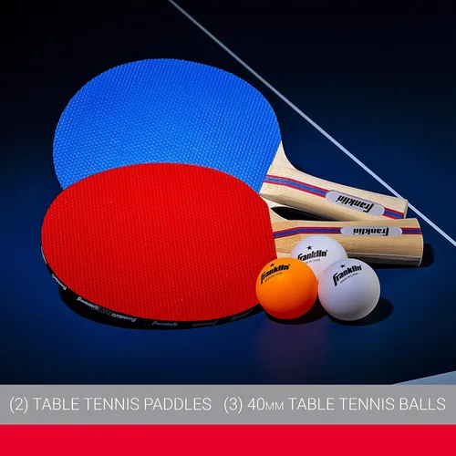 Miniatura 2 de Juego de palas de ping pong Franklin Sports con pelotas - Kit de palas de tenis de mesa para 2 y 4 jugadores - Kit completo de inicio de ping pong