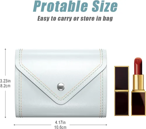 Miniatura 2 de Nipichsha Tarjetero para tarjetas de crédito, cartera pequeña para tarjetas, cartera delgada de cuero para tarjetas, funda de bolsillo para tarjetas